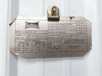 Curtis PMC 1310-5310 Forklift DC Motor Speed Controller 24-48V From Landoll Lift
