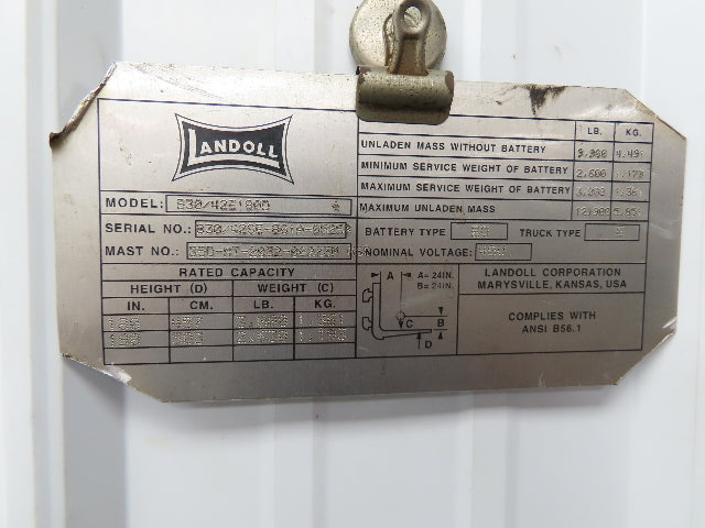 Eaton 200-0199-002 Forklift Power Steering Hydraulic Valve Landoll B30/42E180D
