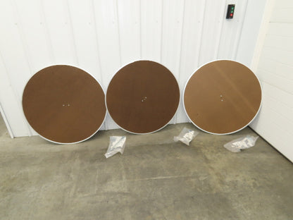 Uline 1CYX8 Jumbo Convex Safety Mirror 36" Acrylic Indoor Lot of 3