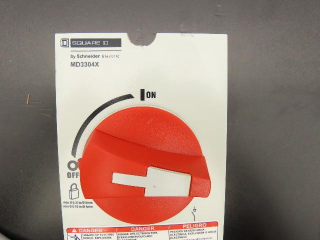 Square D MD3304X Enclosed Manual Motor Disconnect Switch 30A 600VAC  Lot of 2