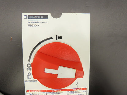 Square D MD3304X Enclosed Manual Motor Disconnect Switch 30A 600VAC  Lot of 2