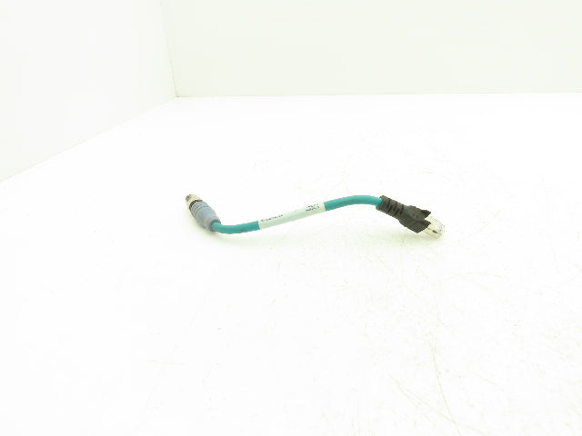 Turck RSSD RJ45S 441-0.2M Industrial Ethernet Cable 4-Pin M12 to RJ45 Lot of 4