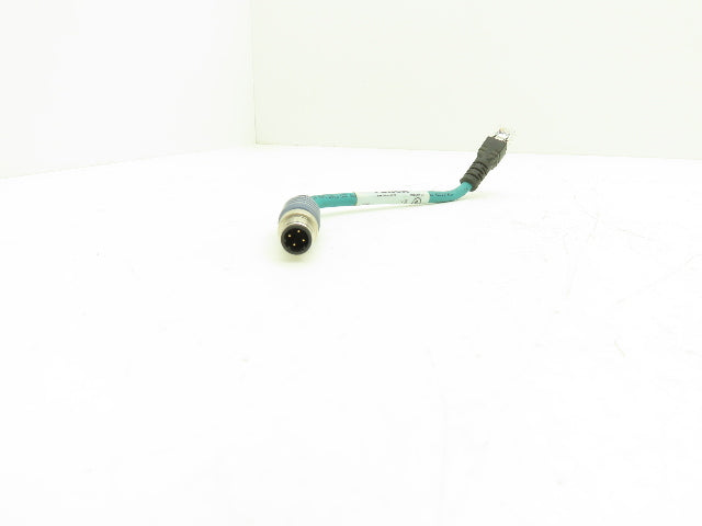 Turck RSSD RJ45S 441-0.2M Industrial Ethernet Cable 4-Pin M12 to RJ45 Lot of 4