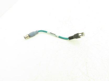 Turck RSSD RJ45S 441-0.2M Industrial Ethernet Cable 4-Pin M12 to RJ45 Lot of 4