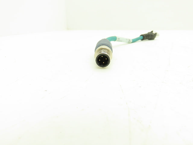 Turck RSSD RJ45S 441-0.2M Industrial Ethernet Cable 4-Pin M12 to RJ45 Lot of 3