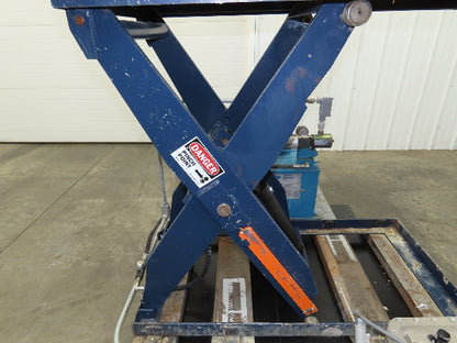 Explosion Proof Hydraulic Scissor Lift Table 2000lb 36" Travel 24x48" Top 3Ph