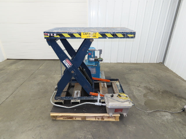 Explosion Proof Hydraulic Scissor Lift Table 2000lb 36