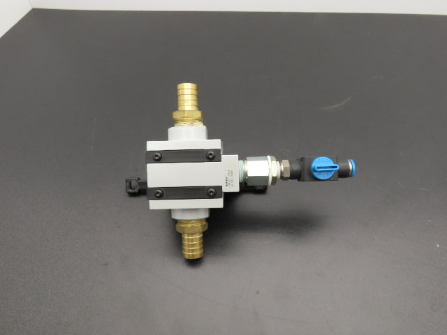 Festo MS6-FRZ Pneumatic Distributor Block R/L Side Plates 3/4" Thread Lot of 4