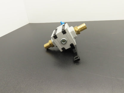 Festo MS6-FRZ Pneumatic Distributor Block R/L Side Plates 3/4" Thread Lot of 4