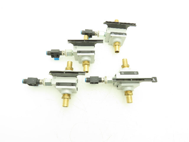 Festo MS6-FRZ Pneumatic Distributor Block 3/4"Side Plates Lot of 4 *Broken Mount