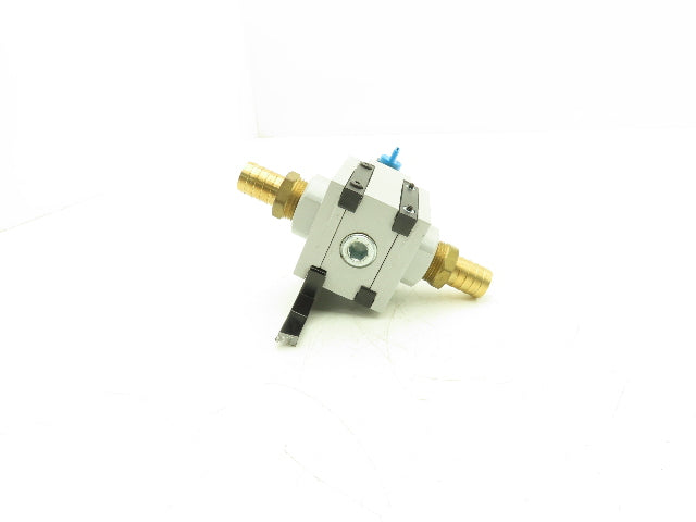 Festo MS6-FRZ Pneumatic Distributor Block 3/4"Side Plates Lot of 4 *Broken Mount