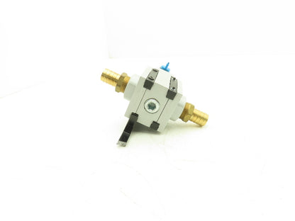 Festo MS6-FRZ Pneumatic Distributor Block 3/4"Side Plates Lot of 4 *Broken Mount