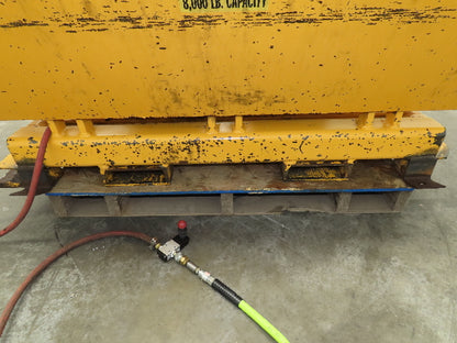 Econo Lift Pneumatic Tilt Table Tote Tipper 8000lbs 30° Degree 55 x 44" Top