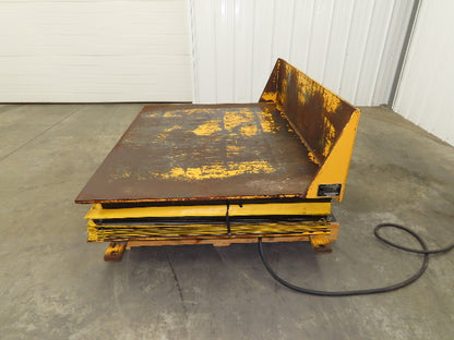 Econo Lift Pneumatic Tilt Table Tote Tipper 8000lbs 30° Degree 55 x 44" Top