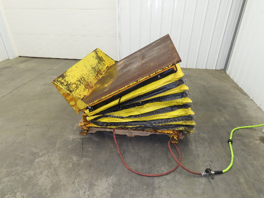 Econo Lift Pneumatic Tilt Table Tote Tipper 8000lbs 30° Degree 55 x 44" Top