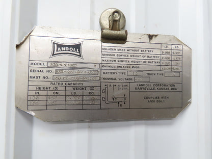 Square D 9001K73 Landoll Forklift 30mm Joystick Controller 4 Pos B30/42E180D