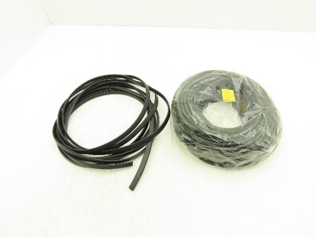 Mcmaster-Carr 8507K15 Rubber Edge Trim 121' Style 5 In 1/16"x3/8" Out 1/4"x1/2"