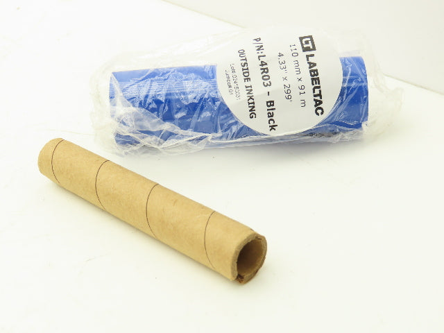 LabelTac L4R03 Black Print Ribbon 4.33x299' Roll, Lot Of 2 Fits LabelTac 4