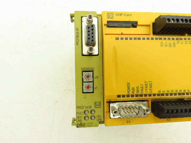 Pilz PNOZM1P Safety Relay 20 Safe Digital Inputs with Profibus-DP Module 24VDC