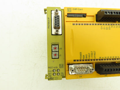 Pilz PNOZM1P Safety Relay 20 Safe Digital Inputs with Profibus-DP Module 24VDC