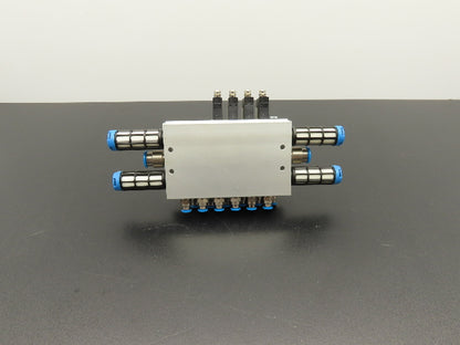 Festo VUVG-B14-M52-MZT-F-1P3  6-Station Solenoid Manifold w/4 Valves 24VDC