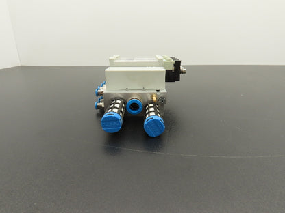 Festo VUVG-B14-M52-MZT-F-1P3  6-Station Solenoid Manifold w/4 Valves 24VDC