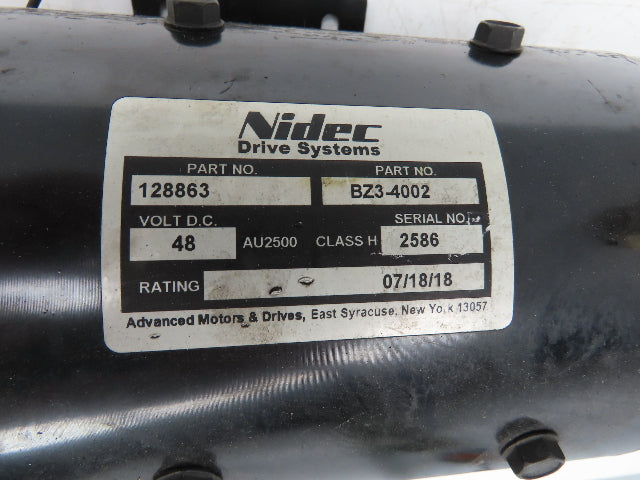 Nidec BZ3-4002 Landoll Bendi Forklift Hydraulic Pump & Motor B30/42E180D