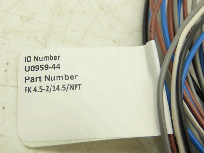 Turck FK4.5-2/14.5/NPT Actuator And Sensor Receptacle Female M12 Lot of 5