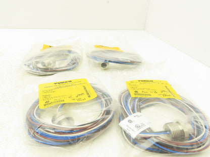 Turck FK4.5-2/14.5/NPT Actuator And Sensor Receptacle Female M12 Lot of 5