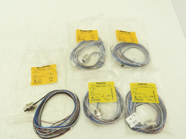 Turck FK4.5-2/14.5/NPT Actuator And Sensor Receptacle Female M12 Lot of 5