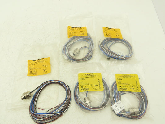 Turck FK4.5-2/14.5/NPT Actuator And Sensor Receptacle Female M12 Lot of 5