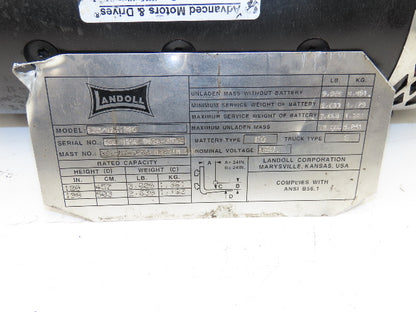 Advanced Motors & Drives L94-4001C Landoll Hydraulic Pump & Motor B30/42E180D