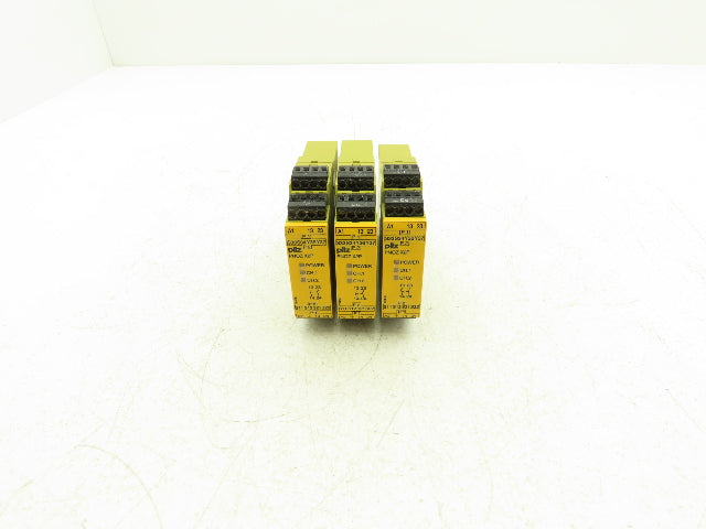 Pilz PNOZ X2P Safety Gate Relay 48-240V AC/DC Automatic/Monitored Start Lot of 3
