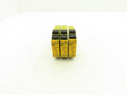 Pilz PNOZ X2P Safety Gate Relay 48-240V AC/DC Automatic/Monitored Start Lot of 3