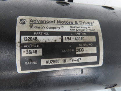 Advanced Motors & Drives L94-4001C Landoll Hydraulic Pump & Motor B30/42E180D