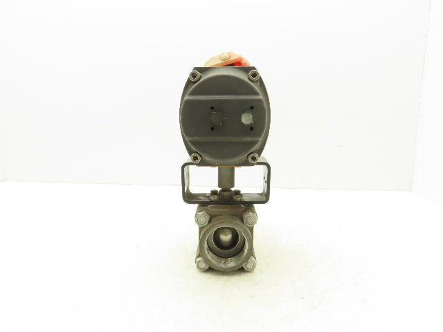 Worcester Controls 20-39SW 120A-R3 Pneumatic Actuator 2"NPT Stainless Ball Valve