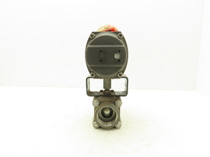 Worcester Controls 20-39SW 120A-R3 Pneumatic Actuator 2"NPT Stainless Ball Valve