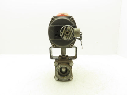 Worcester Controls 20-39SW 120A-R3 Pneumatic Actuator 2"NPT Stainless Ball Valve