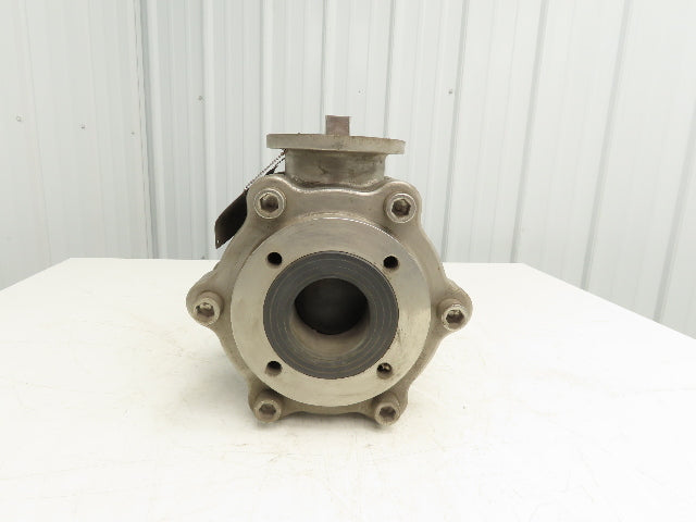 Cerecist CV2-150300-45-CE-SIC 3" Ceramic Ball Valve Silicon Carbide Lined 150psi