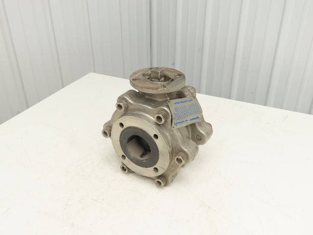 Cerecist CV2-150300-45-CE-SIC 3" Ceramic Ball Valve Silicon Carbide Lined 150psi