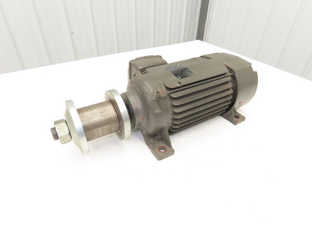 Weg 00336ES3ESA80SL Saw Arbor Motor 3Hp 3500 RPM 230/460V 3PH 80S/MS LH Thread
