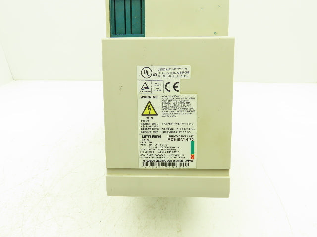 Mitsubishi MDS-B-V14-70 AC Servo Drive Unit 7kW 33.5A 3ph 155V 0-240Hz Output