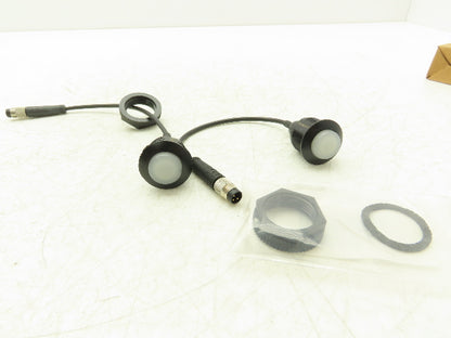 Banner S22LBXXP Core Panel Mount Indicator Light Blue LED 22mm Lot of 2