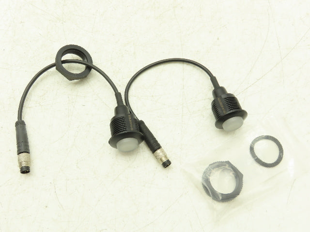 Banner S22LBXXP Core Panel Mount Indicator Light Blue LED 22mm Lot of 2