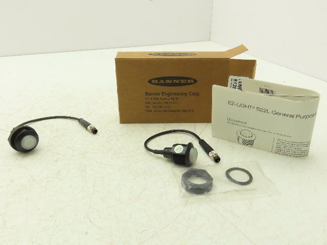 Banner S22LBXXP Core Panel Mount Indicator Light Blue LED 22mm Lot of 2