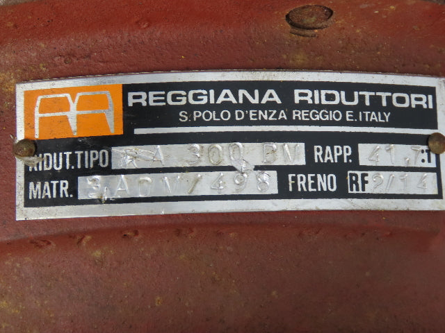 Reggiana Riduttori RA300DM Planetary Reducer Gearbox 41.7:1 Ratio Right Angle