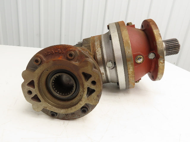 Reggiana Riduttori RA300DM Planetary Reducer Gearbox 41.7:1 Ratio Right Angle