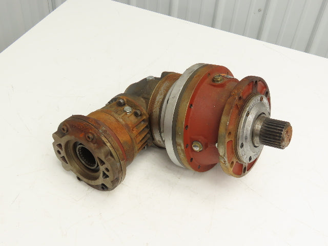 Reggiana Riduttori RA300DM Planetary Reducer Gearbox 41.7:1 Ratio Right Angle