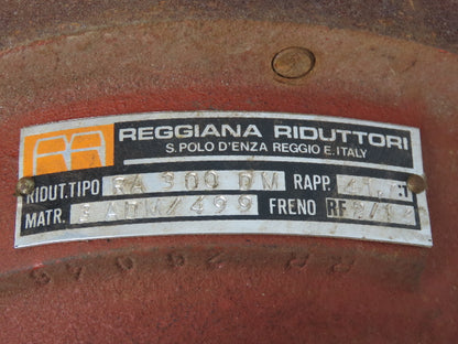 Reggiana Riduttori RA300DM Planetary Reducer Gearbox 41.7:1 Ratio Right Angle