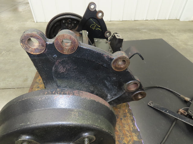 Hyster E50XM-33 Forklift Front Dual Wheel Drive Axle Assembly 6-Lug & Park Brake